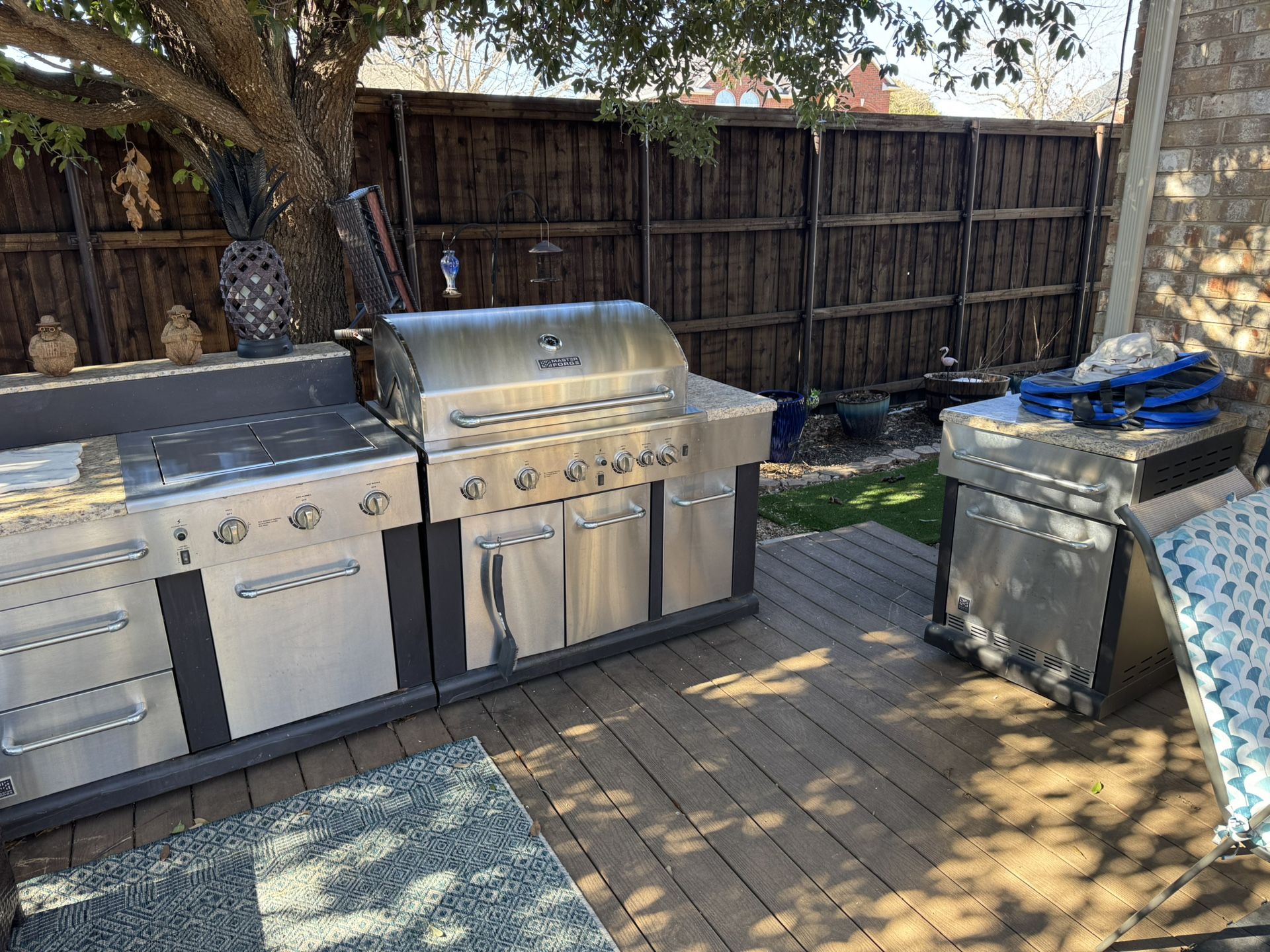 Bbq grill island
