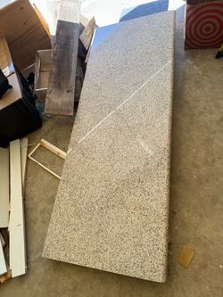 Granite countertop ,light brown , 69x25 in