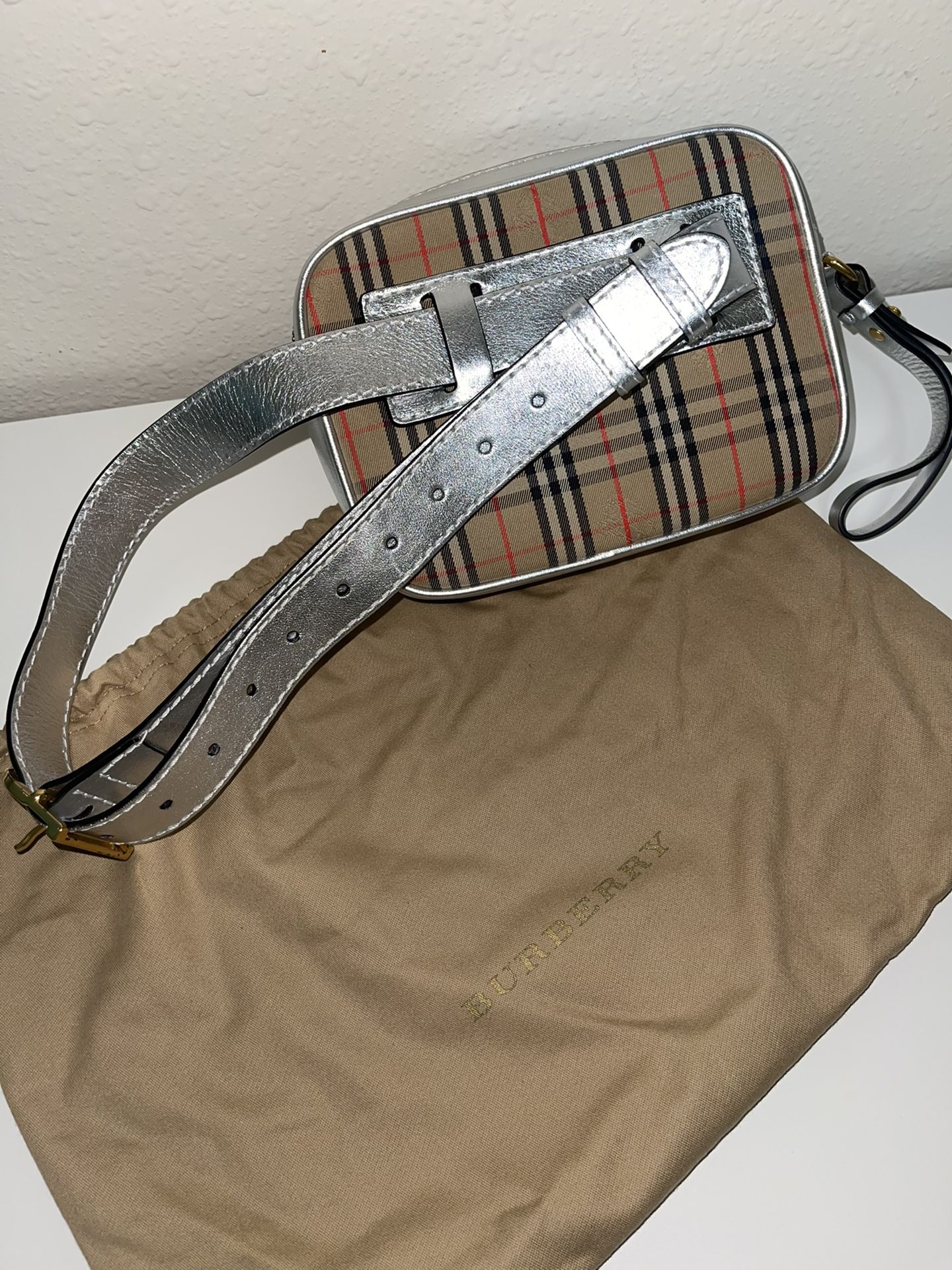 authentic burberry belt bag  