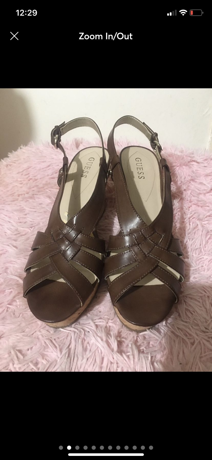 Guess Women Wedge Sandals Size 11M