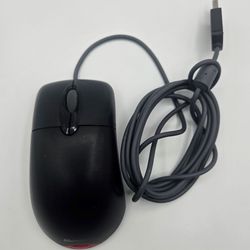 Microsoft Wheel Mouse Optical USB X802382 Black Tested And Working Vintage