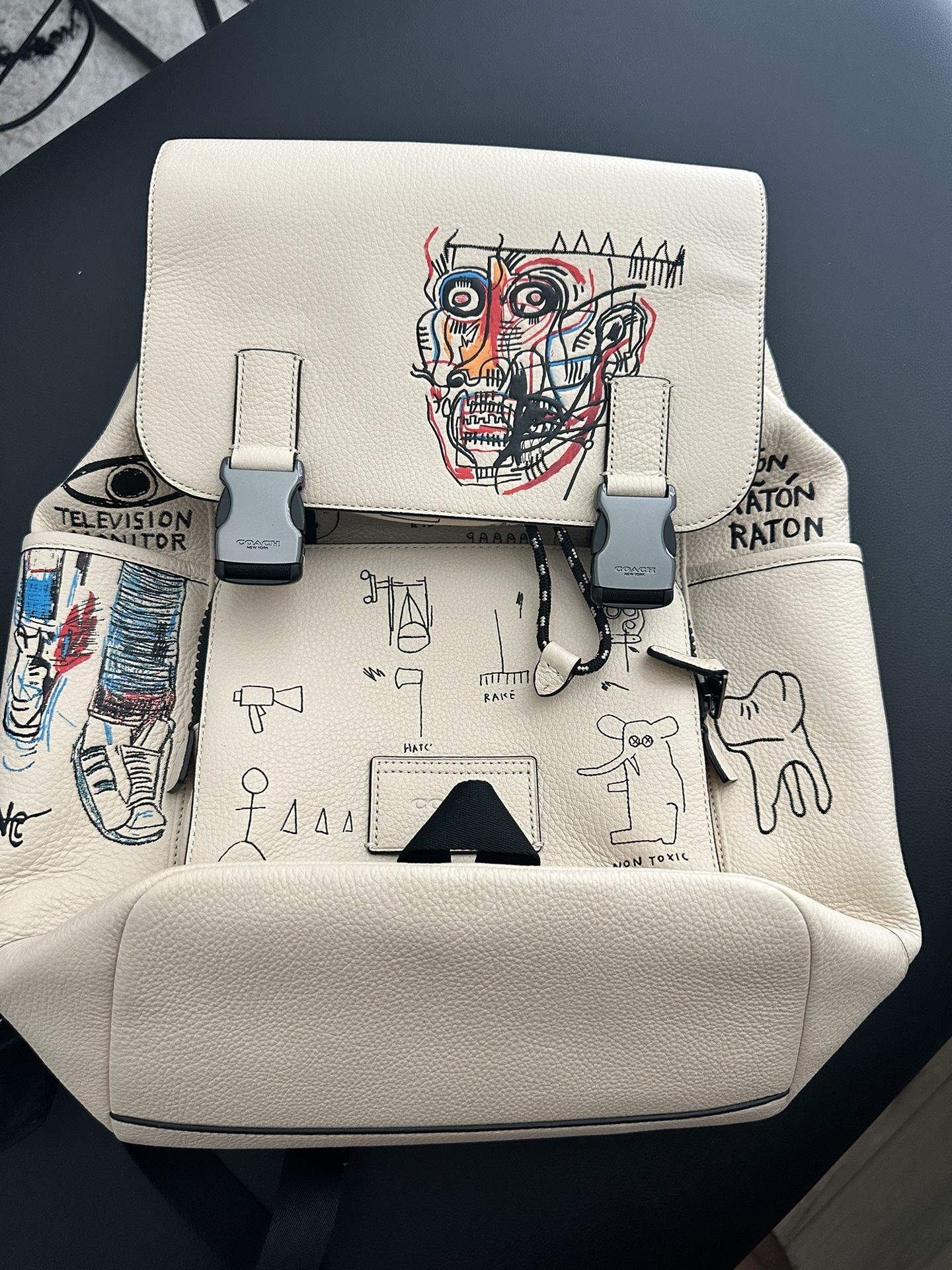 Coach Leather Basquiat Backpack