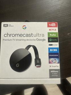 Unused Google Chromecast with Google TV (4K HDR) - Premium Streaming Device