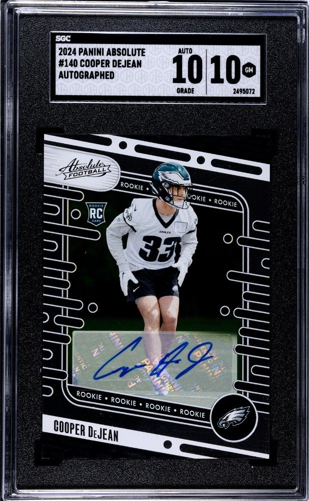 Cooper DeJean PANINI Absolute Auto sgc 10