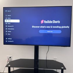 Samsung 55” 4K Smart TV And Stand With mount