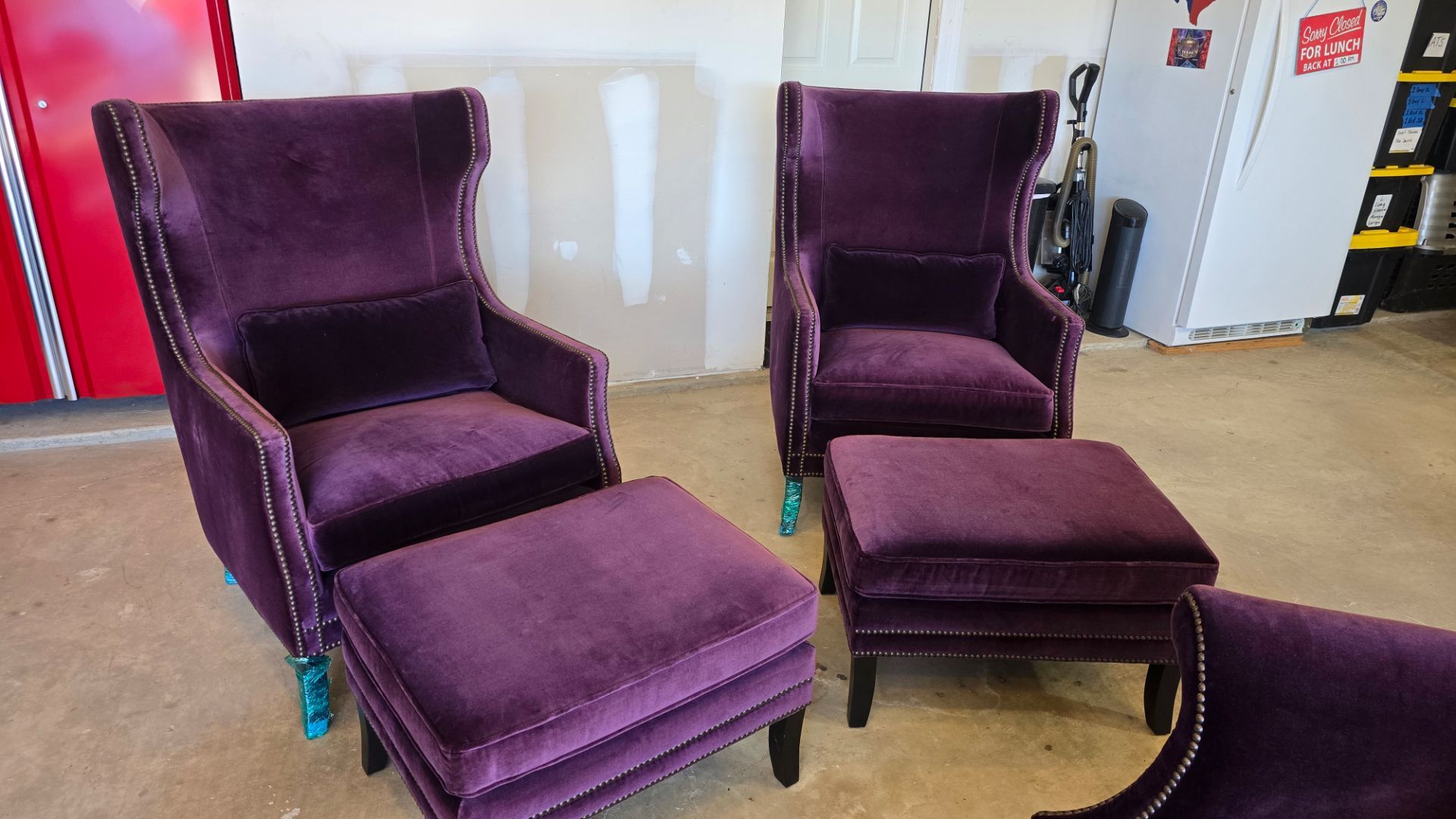 New Bernhardt Living Room Set - Velour
