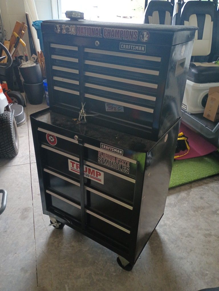 Craftsman Two-piece Tool Chest Box 9 Drawer