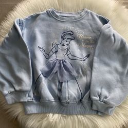 Disney GAP Girl's Cinderella Sweatshirt Size 6