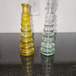 glass bottles