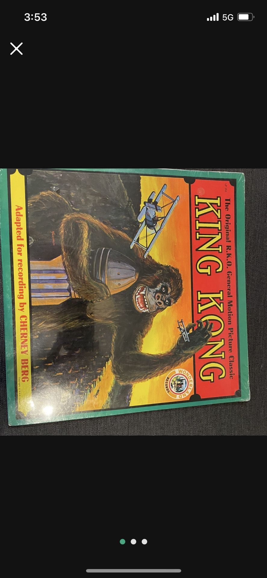 Vintage Kong Kong Record Still Wrapped 