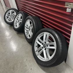 Original 17 Zoll Audi A4 8W B9 Winterräder Michelin DOT17 8mm 8W0601025P
