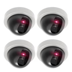 WALI Dummy Security Camera with Red LED Light