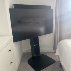 TV Stand Base Only – No Mount – Fits Up to 50” TVs