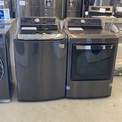 LG Top Load Washer Dryer Set 