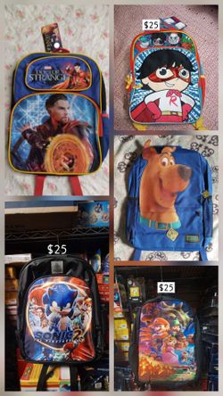 Doctor Strange,  Scooby Doo,  Sonic, Mario,Ryan