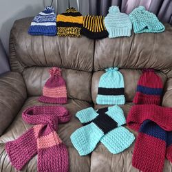 Hats Scarfs Homemade