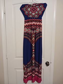 Colorful New Sundress Sleevless Open Back