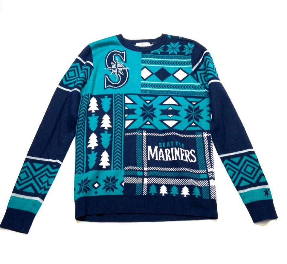 Mariners Holiday Ugly Sweater, Medium