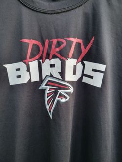 Atlanta Falcons Dirty Birds Publix NFL T-Shirt Men's Large Black Polyester