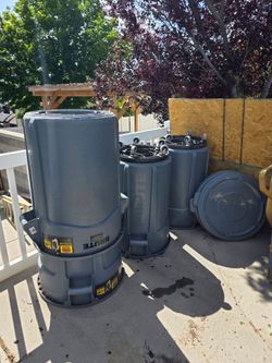 Garbage cans