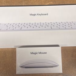 Apple Magic Keyboard & Magic Mouse - Brand New in Box (Sealed)