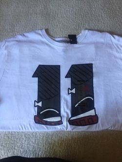 Air Jordan Retro 11 tee shirt size 3xl