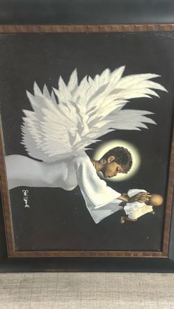 Mother and child art frame