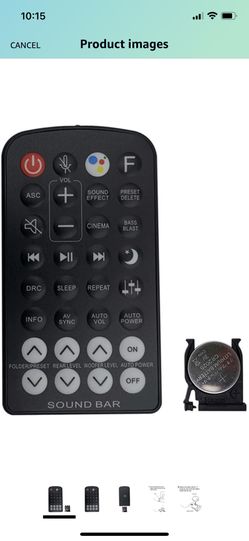 Universal Remote Control Sound bar