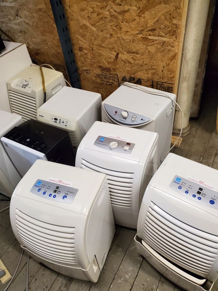 Dehumidifiers in all sizes available