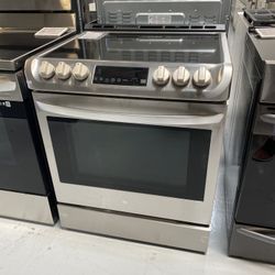 Stainless Steel 6.3 Cu. Ft. Smart WiFi Enabled Induction Slide-In Range