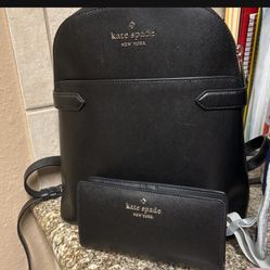 Kate Spade Backpack Purse And Wallet