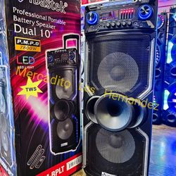 Pro Karaoke Bluetooth Speaker ❗️ 7800w ❗️2 Wireless Mics 🎤 🎶Usb / Aux / Sd Card🎶Long 8hr🔋+++ - IBASTEK 1058 - 🥳2025