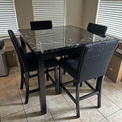 New Dining Set Table And Chairs Financing Available $54 Down payment 
