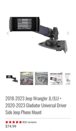 Bulletpoint Jeep wrangler phone holder