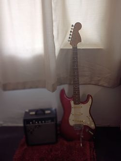Guitar and amp