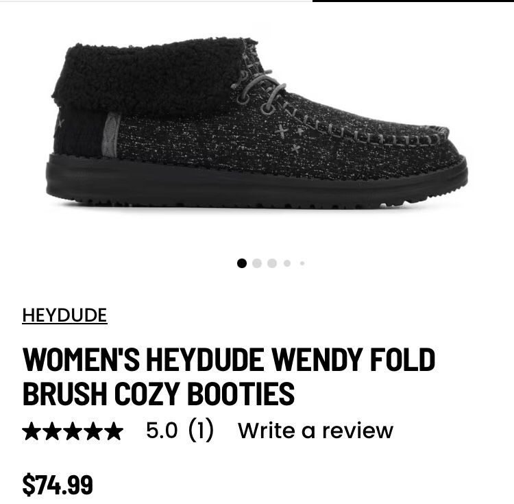 Women Size 8 Hey Dude Furry Booties