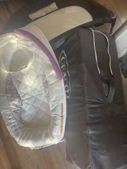 Graco Pack And Play Crib With Changing Pad Station And Attachable Bassinet