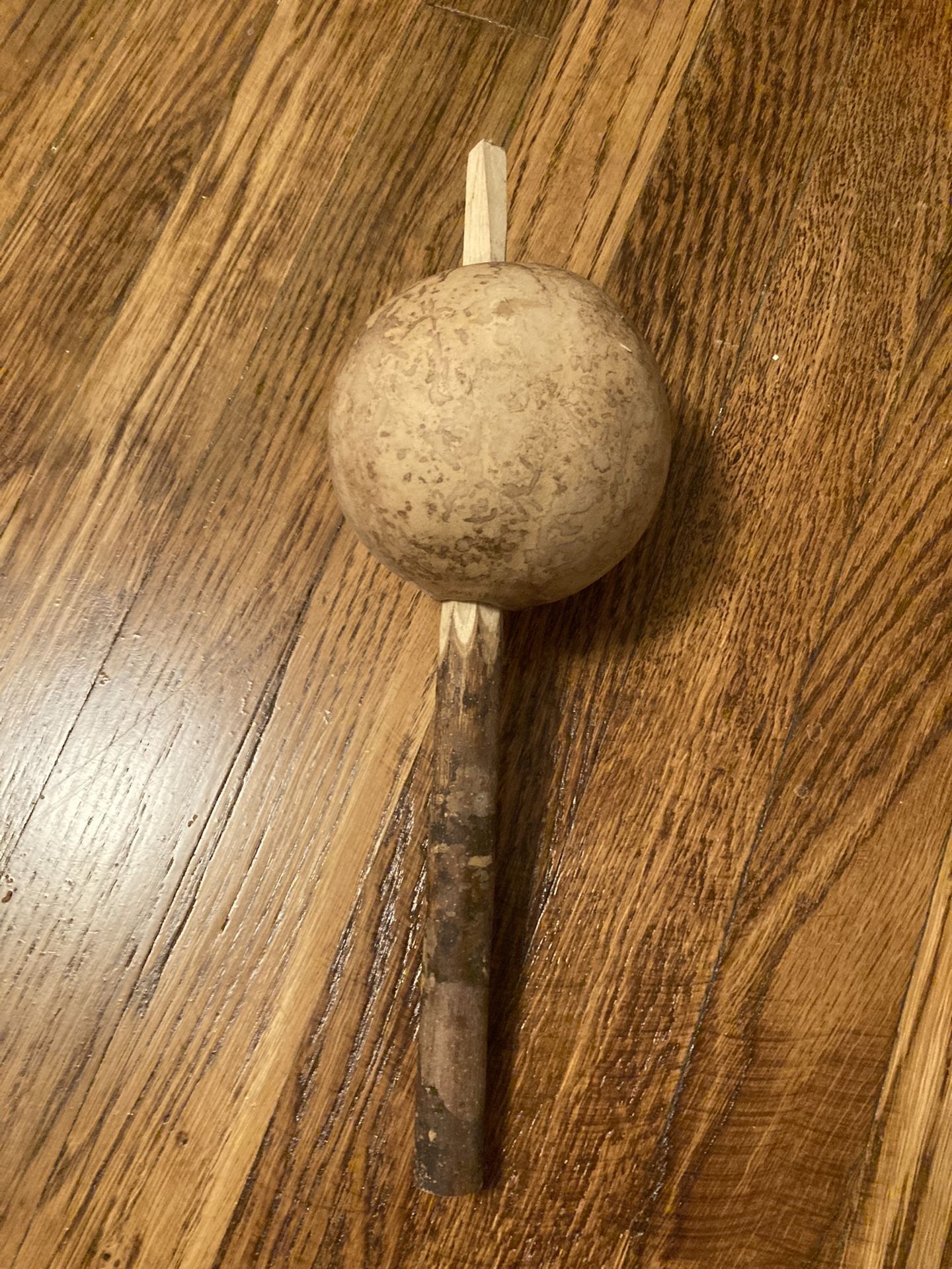 Traditional Gourd Rattle Ayacaxtli Mexica