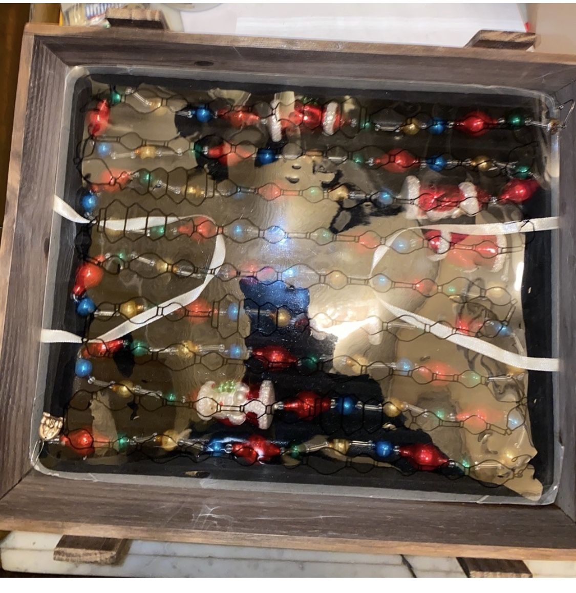 2002 Thomas Pacconi Classics Blown Glass Christmas Ornament World Santa