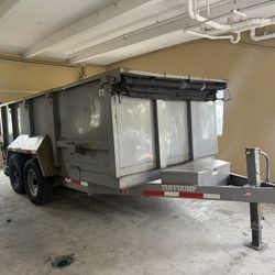  Dump Trailer 14,000lb 7x14x4 