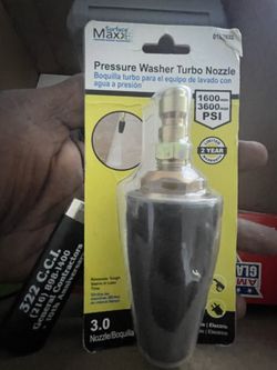 Pressure Washer Turbo Nozzle