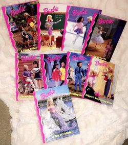 Barbie books /collection of 9 books