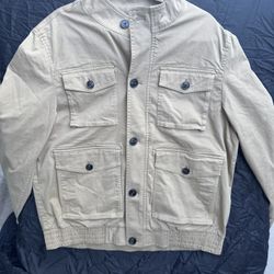 MICHAEL KORS MENS Linen Field Jacket X-Large 