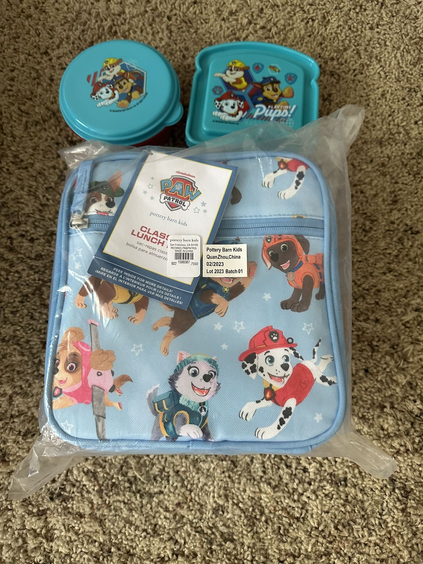 Pottery Barn Lunchbox Paw Patrol New