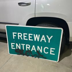 Freeway sign