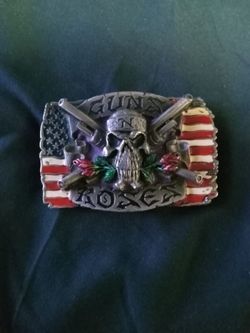 Guns N Roses, belt buckle.