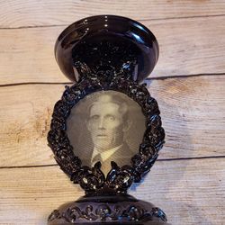 3 wick candle holder lenticular picture