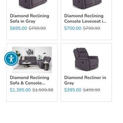 3 Piece Living Room Set