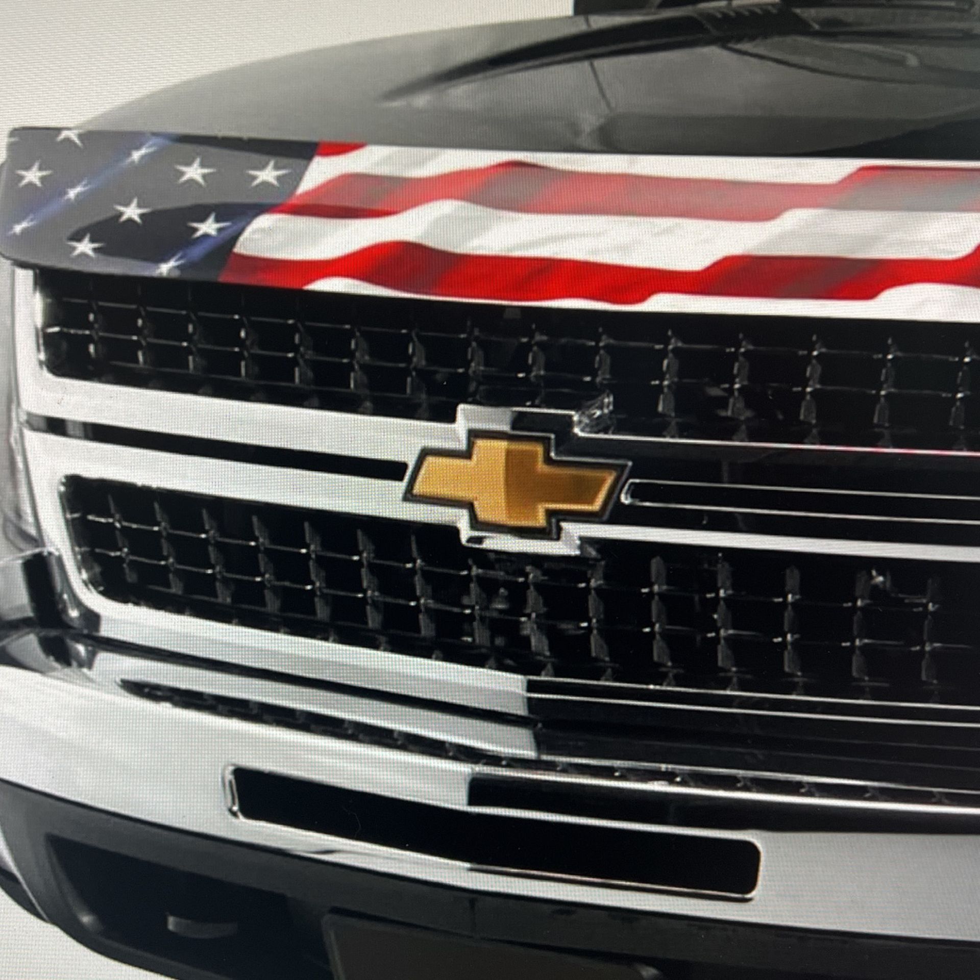 Stampede ๐บ๐ธ USA Flag 2014/15 Silverado 1500 Hood Protector