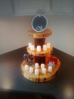 Rustic Cupcake Stand